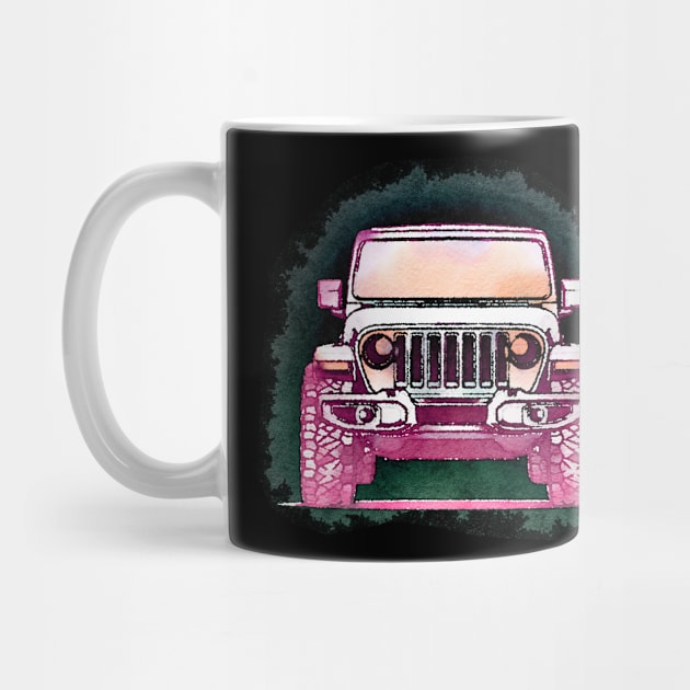 jeep t shirt for ladies by FUNNY LIFE